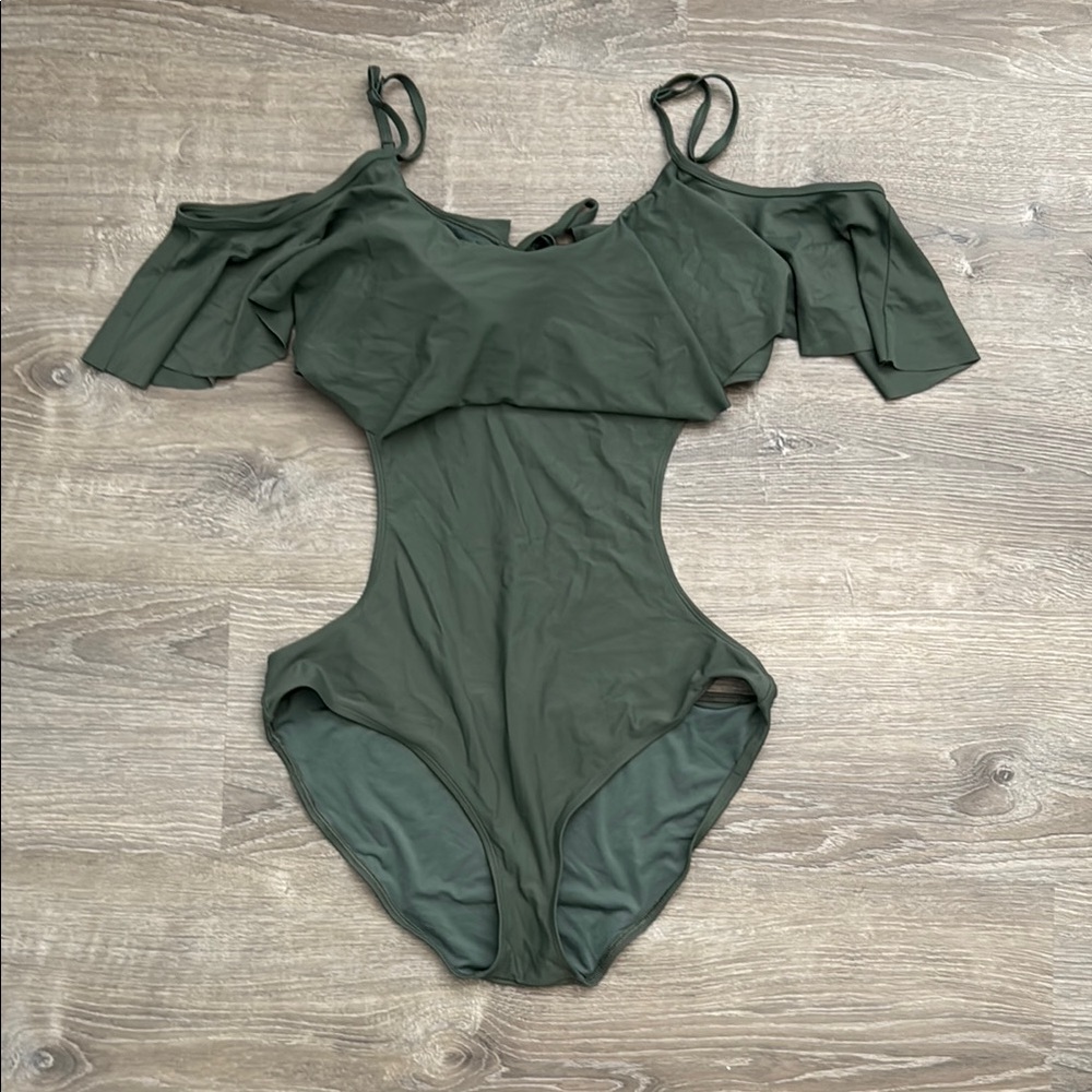 Women’s Aerie Green One Piece Swimsuit